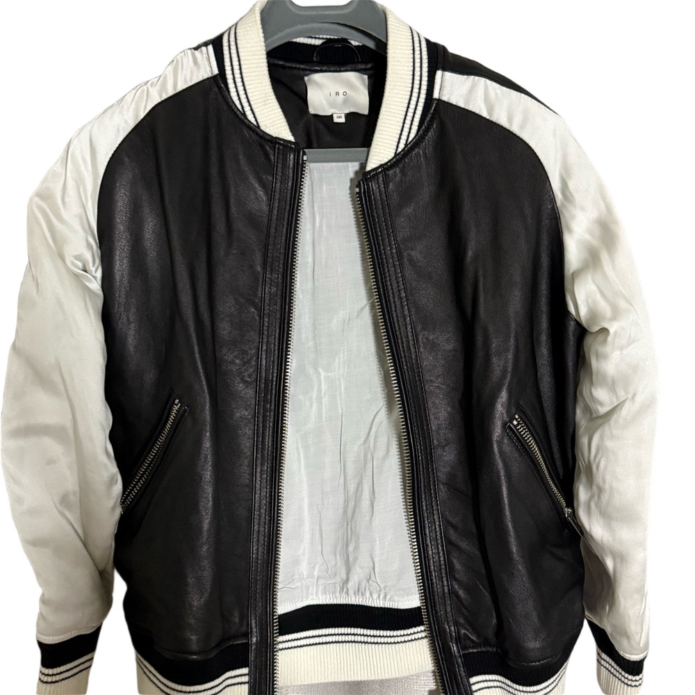 IRO Monochrome Leather Jacket